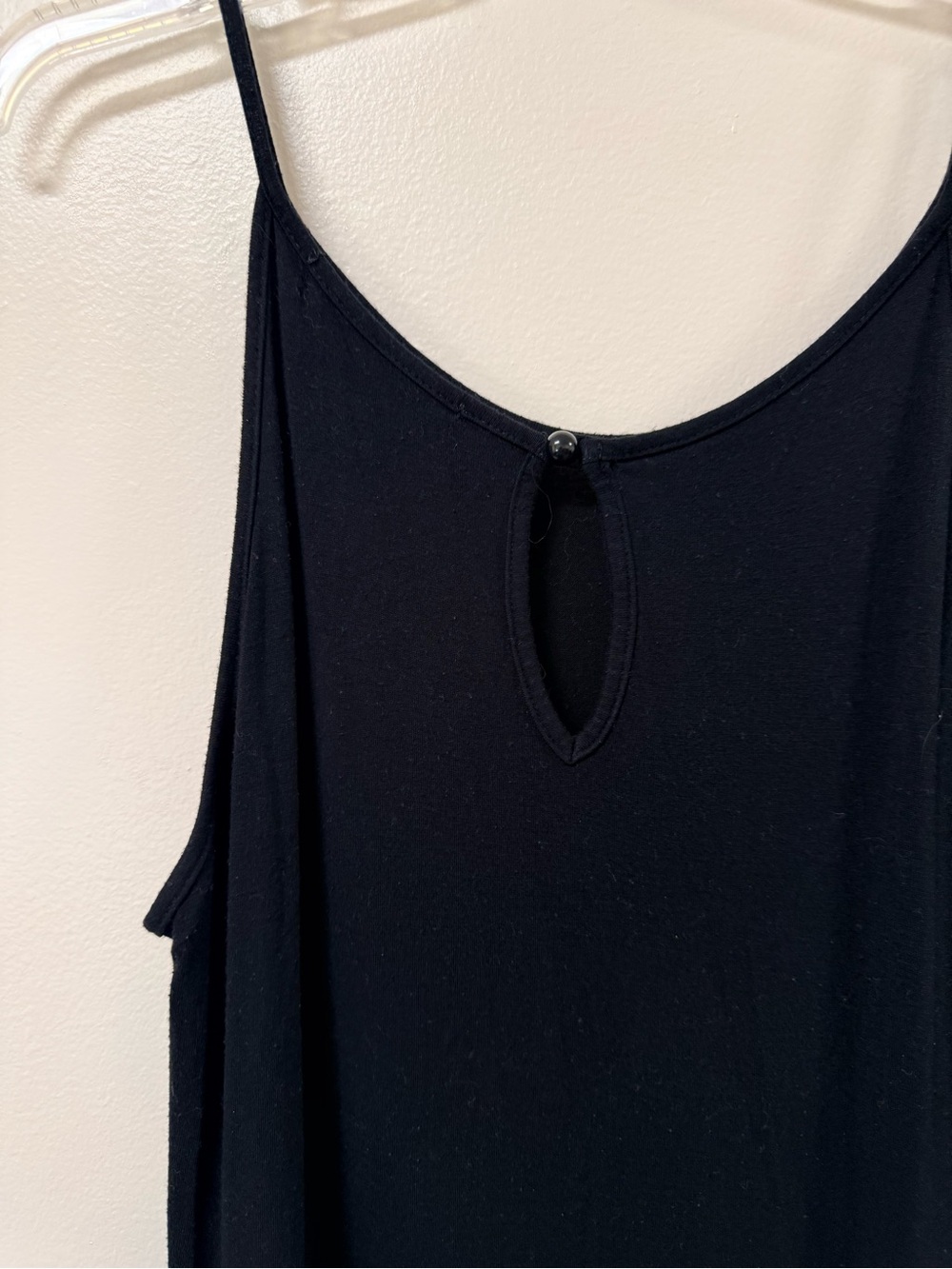 Annabelle Black Maxi Slip Dress with Spaghetti Straps - Picture 6 of 8